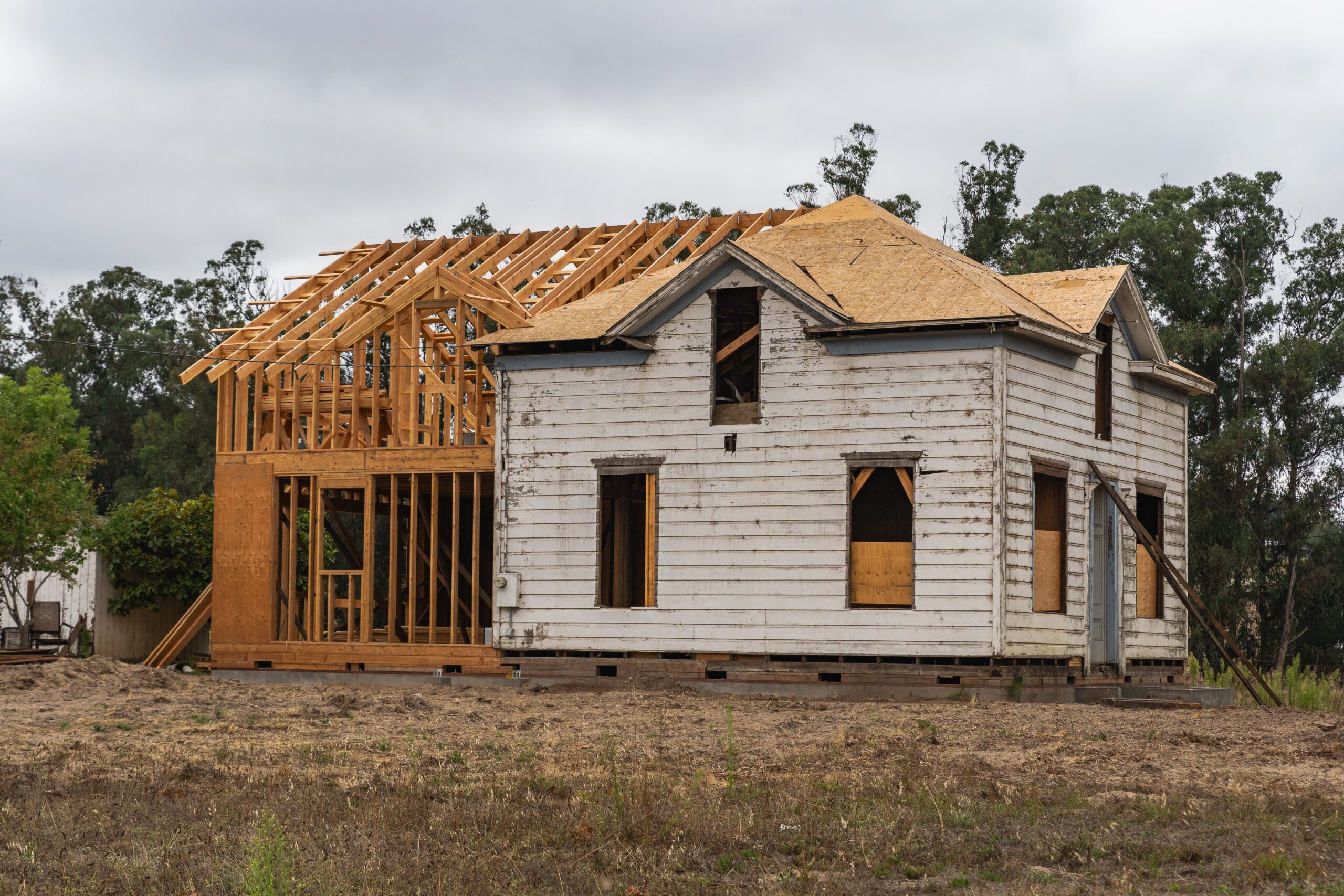 House under renovation